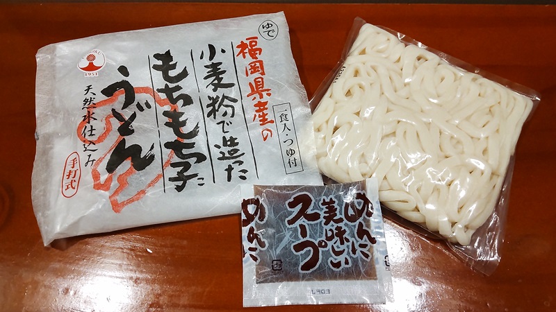 株式会社富士菊さんの「福岡県産の小麦粉で造ったもちもち子うどん」