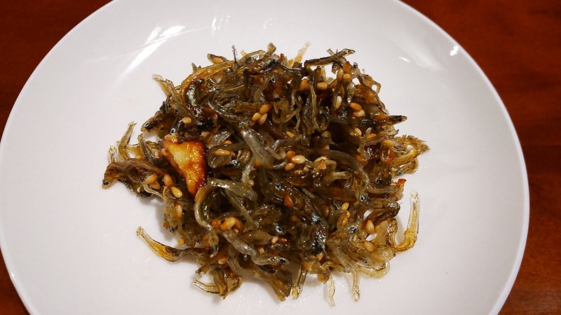 「自家製の佃煮」