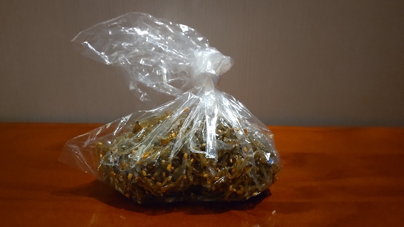 「自家製の佃煮」