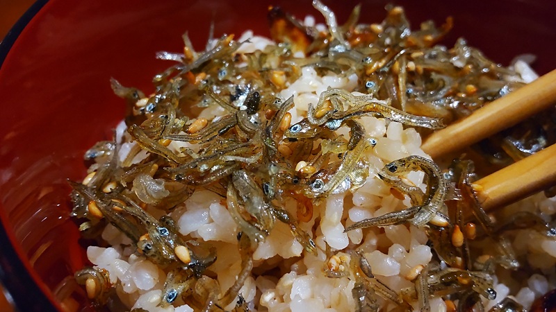 「自家製の佃煮」