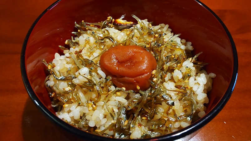 「自家製の佃煮」