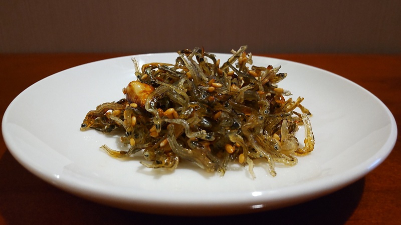 「自家製の佃煮」