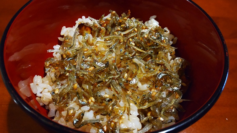「自家製の佃煮」