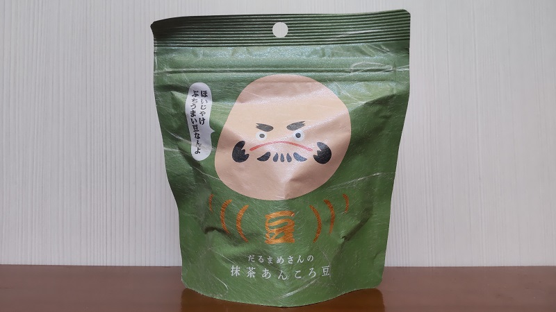 徳永製菓株式会社さんの「だるまめさんの　抹茶あんころ豆」