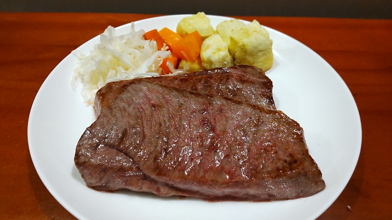 株式会社エブリイさんの「国産 和牛もも(イチボ)ステーキ」