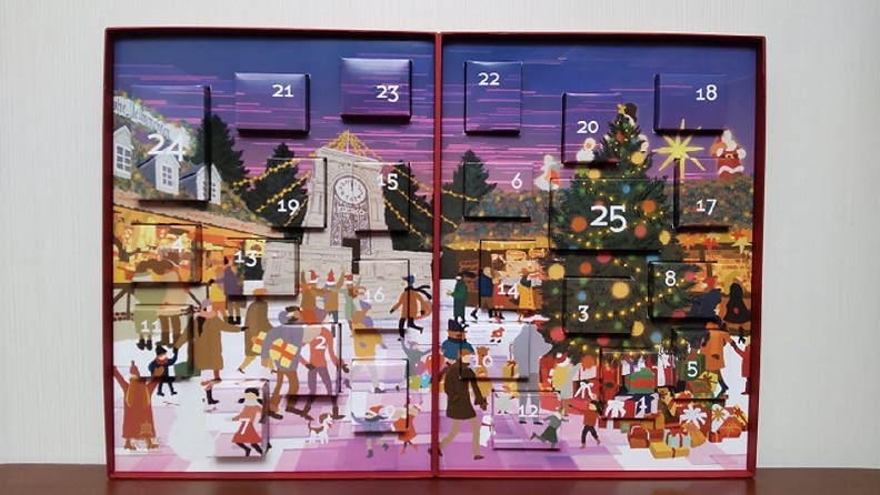 株式会社和光さんのクリスマス限定「和光アドベントカレンダー（赤）」