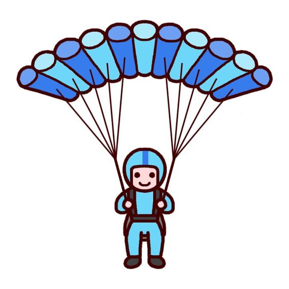 板橋駅　トランクルーム使い方色々　～パラグライダー～