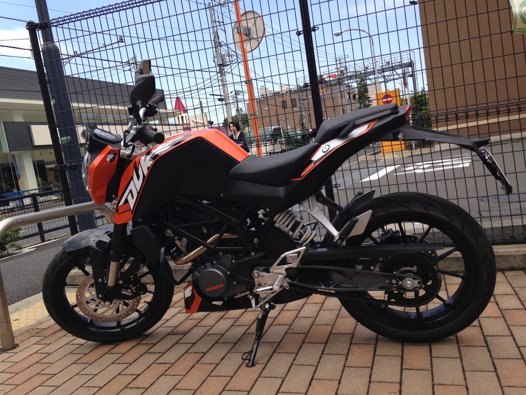KTM Duke 125 2017年式 7800km フェンダーレス USB等カスタム