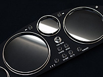 ビンテージメーターパネル (ブラック) TYPE-01