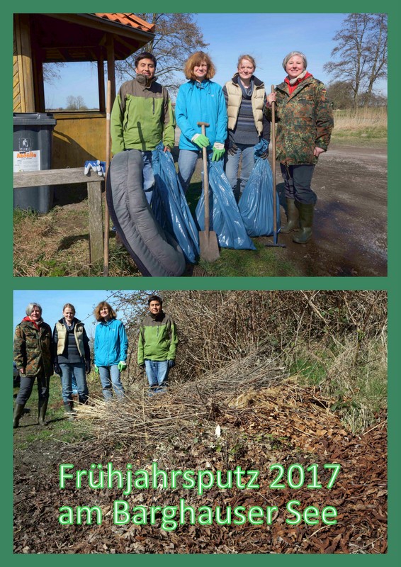 Frühjahrsputz am Barghauser See