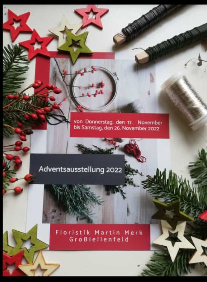 Weihnachtsgeschenke bei der Adventsausstellung der Floristik Merk