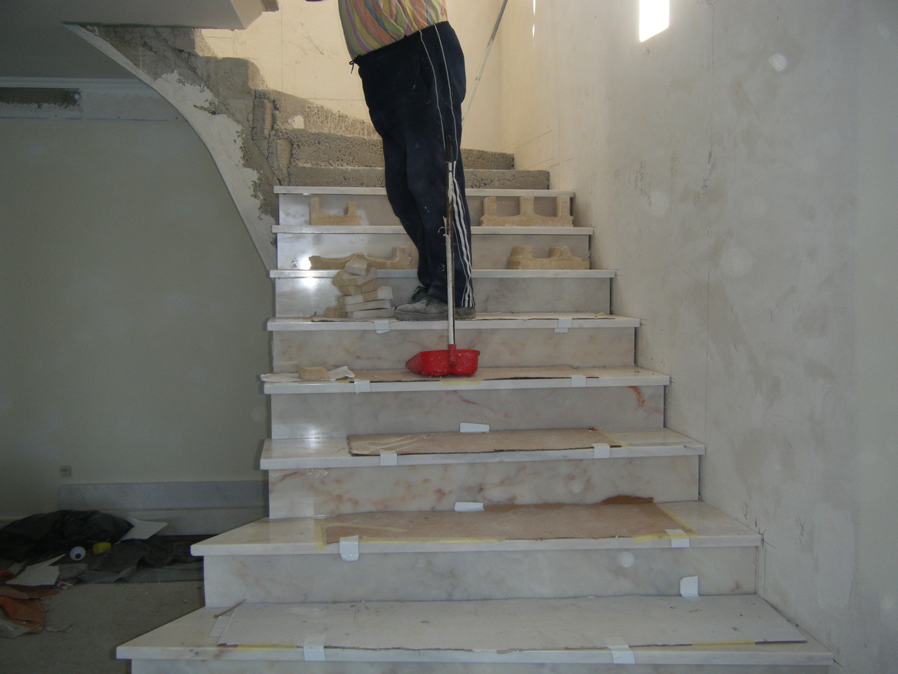 Escaleras de mármol