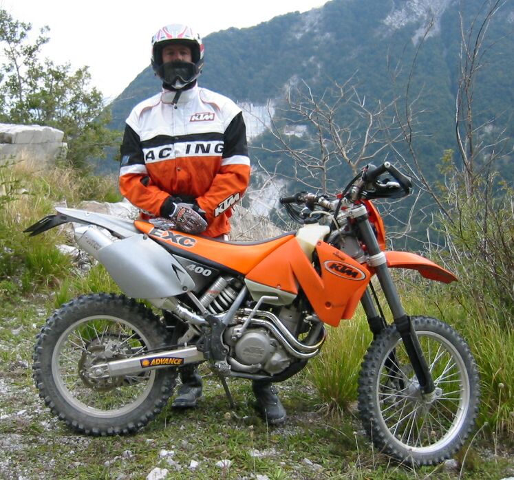 my KTM EXC 400 Racing, Jg 2001