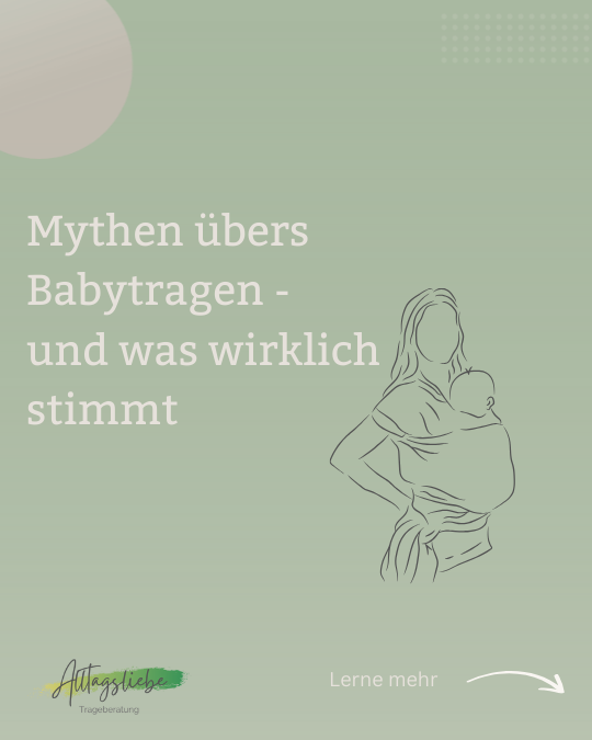 5 Mythen übers Babytragen