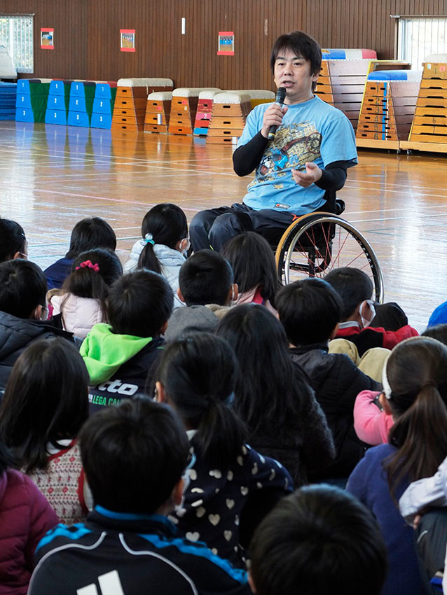 目黒区東山小学校で講演を行ないました Paj 一般社団法人 日本パラリンピアンズ協会