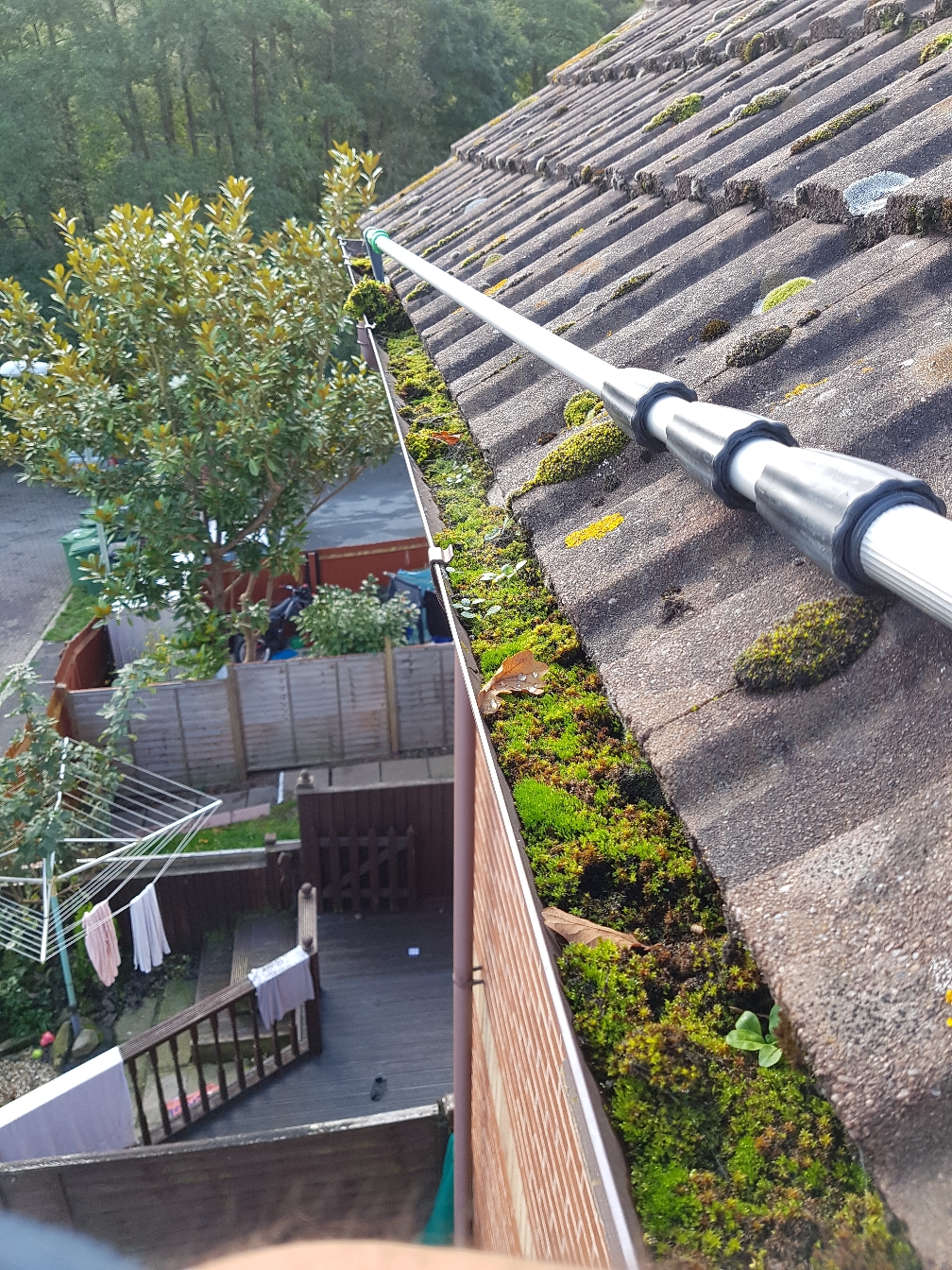 Gutter clearing Exeter window cleaning