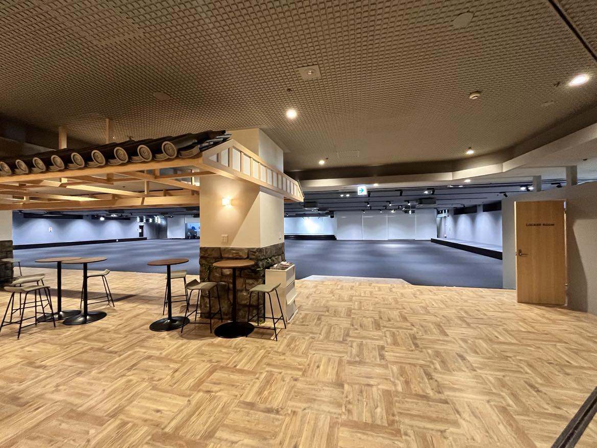 今回の会場はIKUSA ARENAさん　広い…とにかく広いです