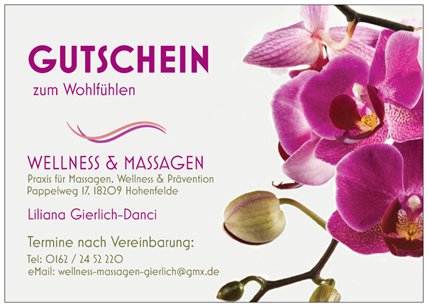 Massage Bad Doberan Rostock Gutschein