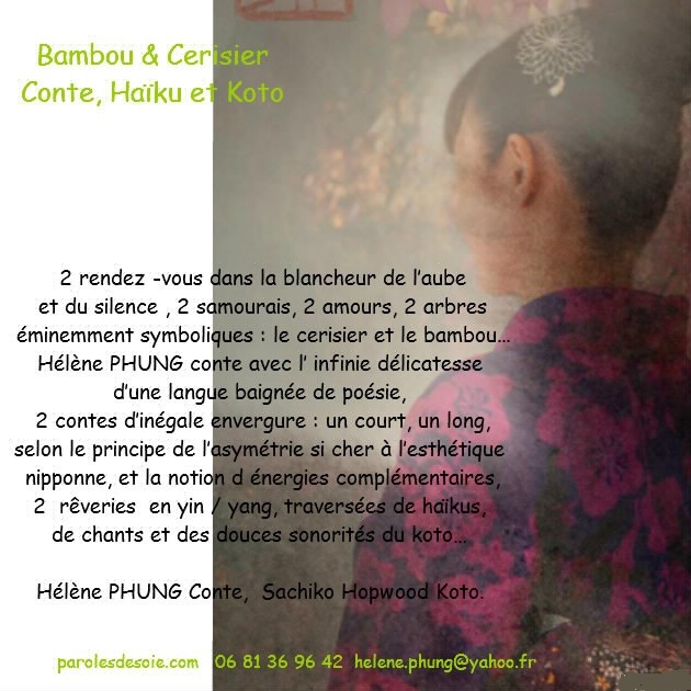 BAMBOU et CERISIER, CONTES, HAÏKUS et KOTO