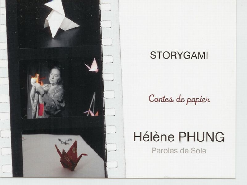 STORYGAMI, contes de papier. Conté/ chanté