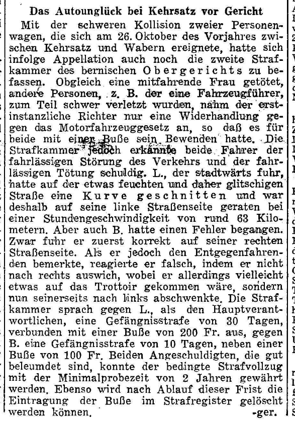 1953.10.27 - Der Bund - Gerichtsfall