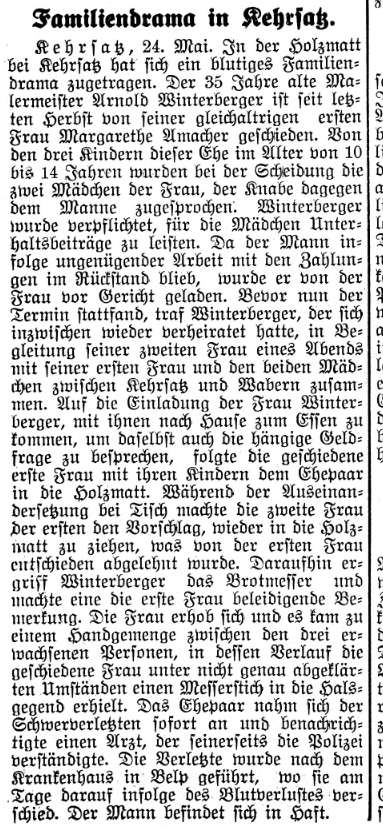 1939.05.25 - Oberländer Tagblatt - Familiendrama