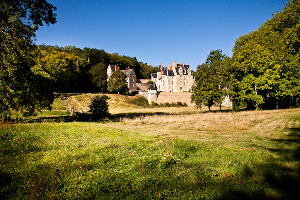 Parc du château de Courtanvaux à Bessé-sur-Braye - Vallées de la Braye et de l'Anille - Perche sarthois