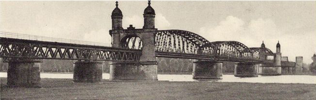 Eisenbahnbrücke Wintersdorf, 1895; © Kreisarchiv Rastatt