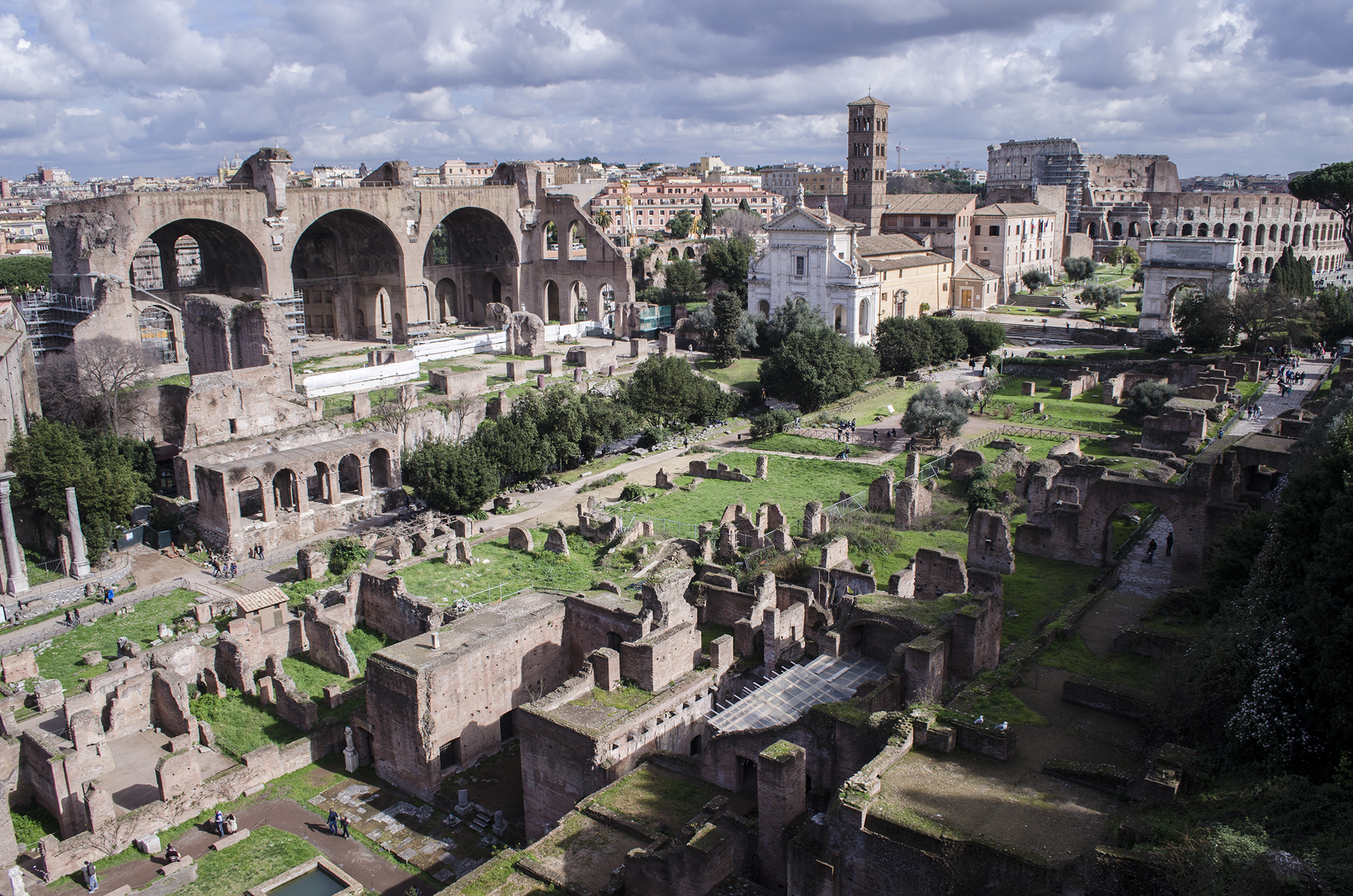  Blick auf das Forum Romanum