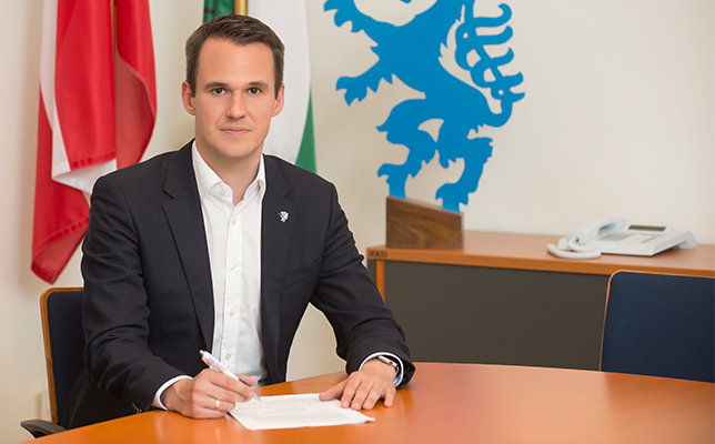 Landesparteisekretär Stefan Hermann