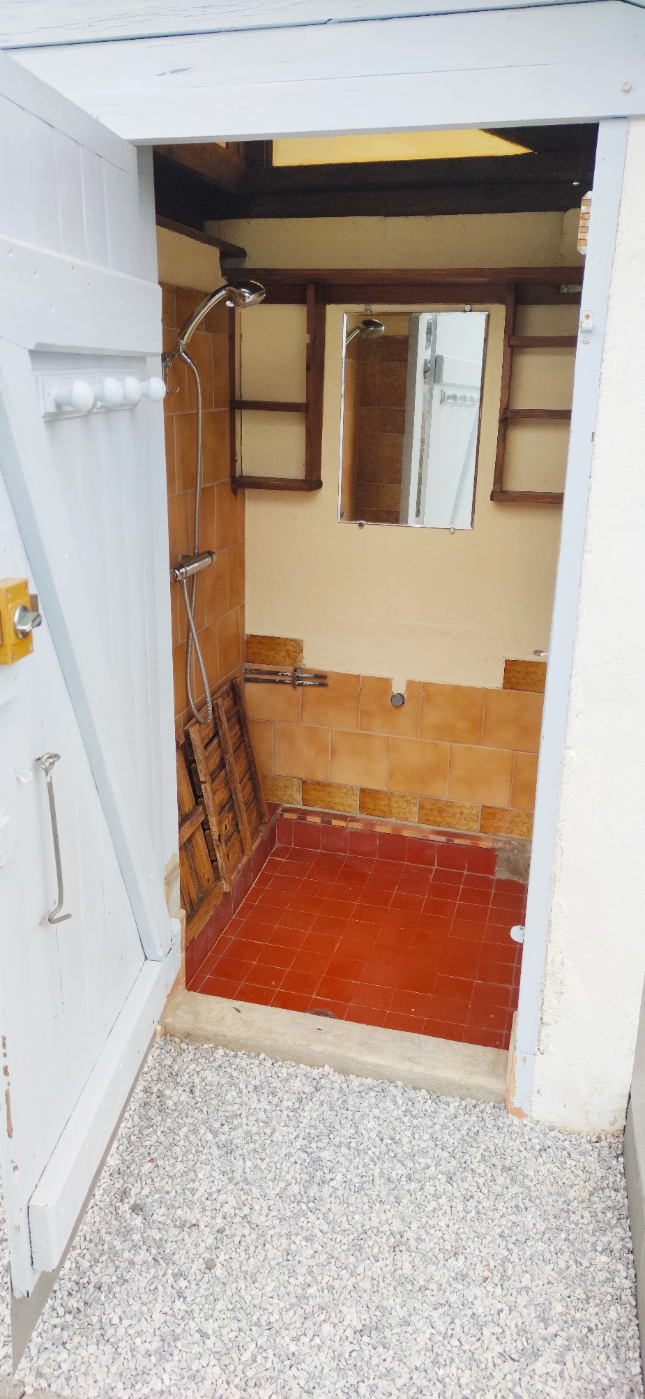 La douche extérieure 