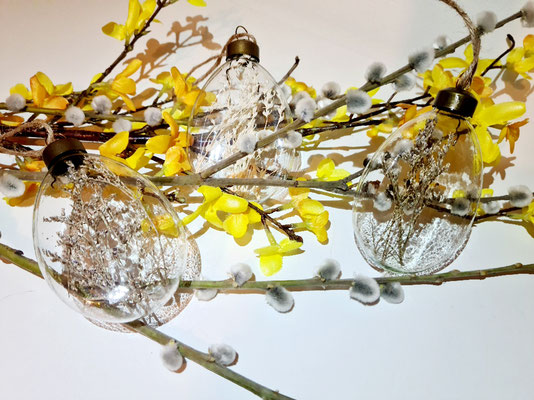 Osterdeko mit Naturmaterial