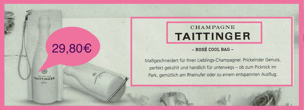 COOL BAG- CHAMPAGNE TAITTINGER