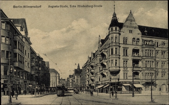 A. Rohrs Adresse. Augustastr. Ecke Hindenburgstr. 80, bei Frl. E. Rose (linkes Eckhaus)