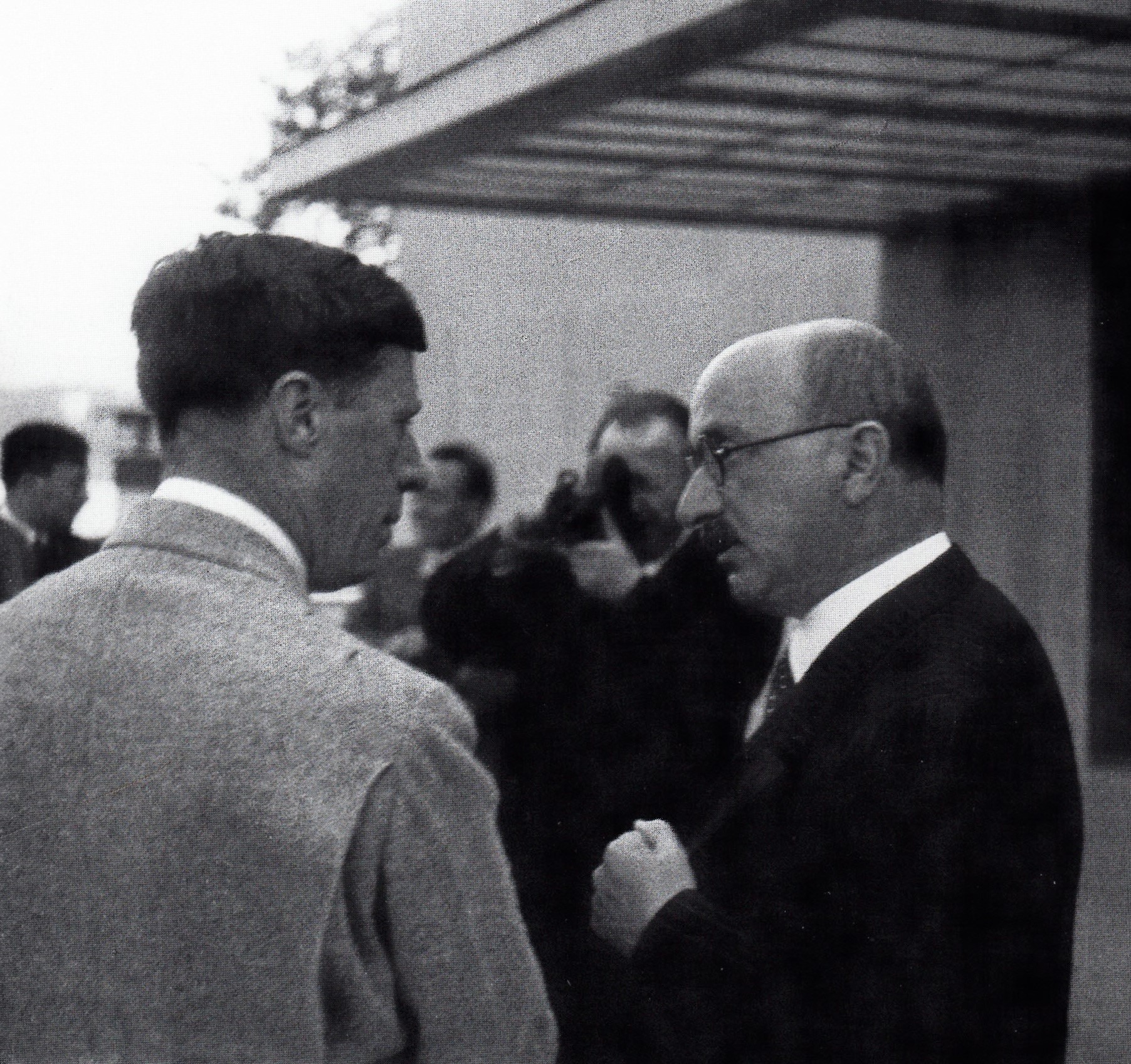 Max Eitingon und Thomas French, IPV-Kongress 1934, Luzern