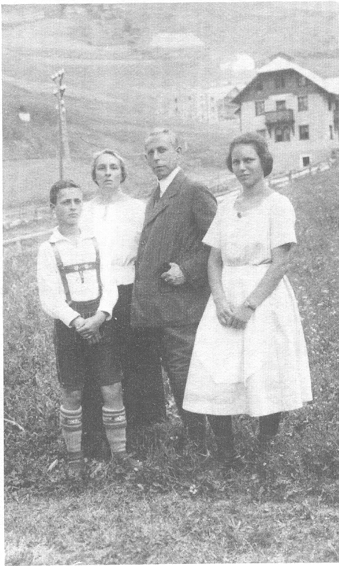 Familienfoto, Sils Maria 1924