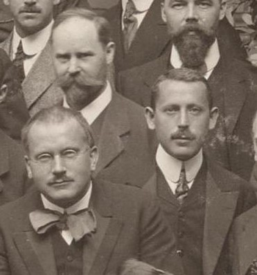 Weimarer Kongress 1911 mit C.G.Jung, A. Stegmann und Karl Abraham