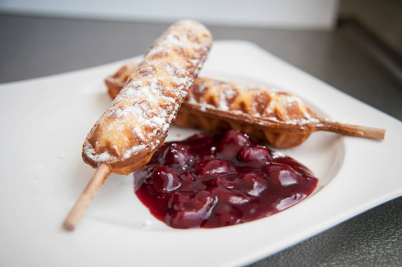 Catering - Dessert - Stielwaffeln