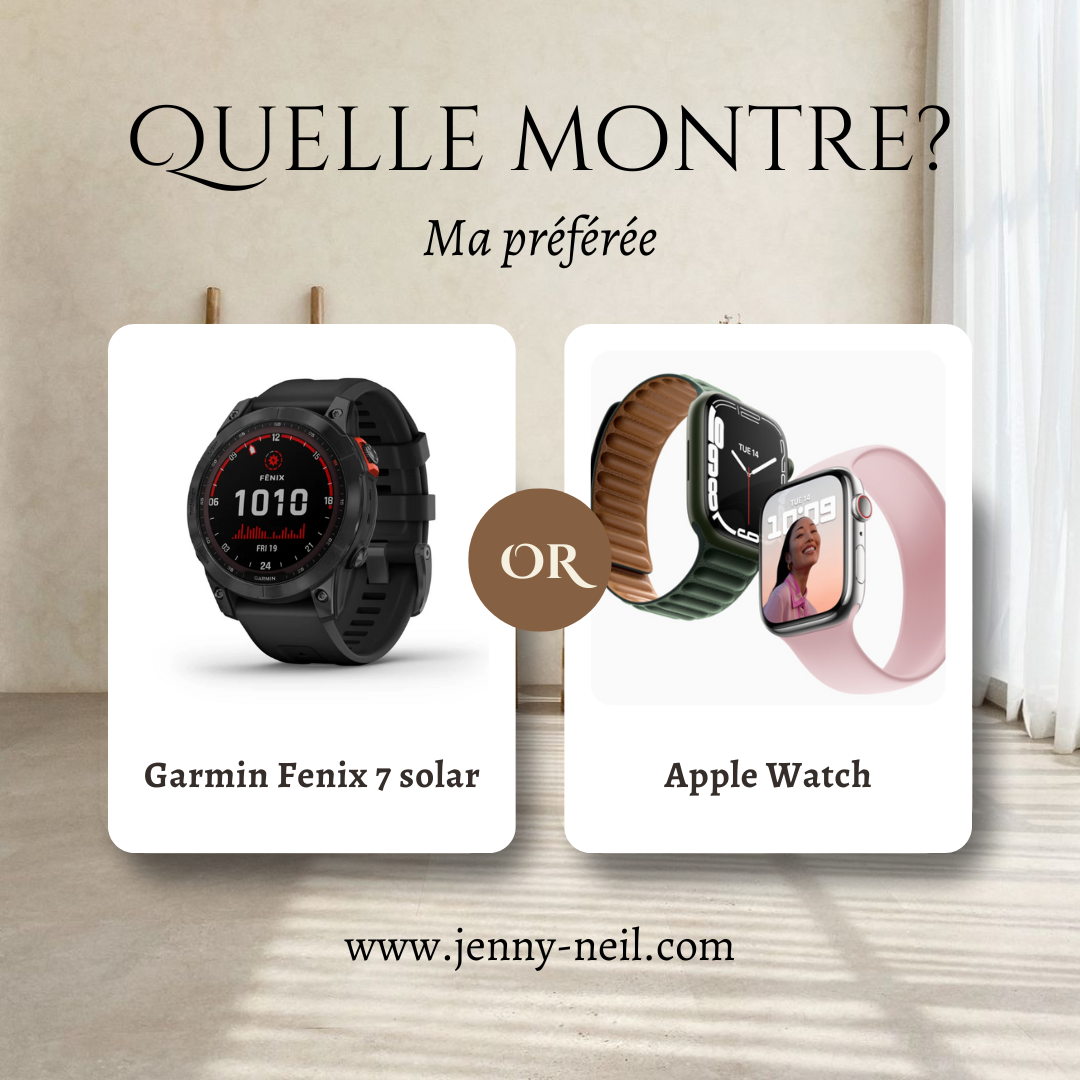 Garmin vs Apple Watch : Pourquoi j’ai changé et ne reviendrai pas