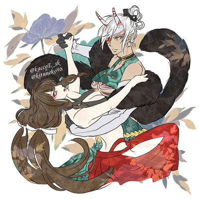 旭と京也さま宅の領主さま（女性姿）