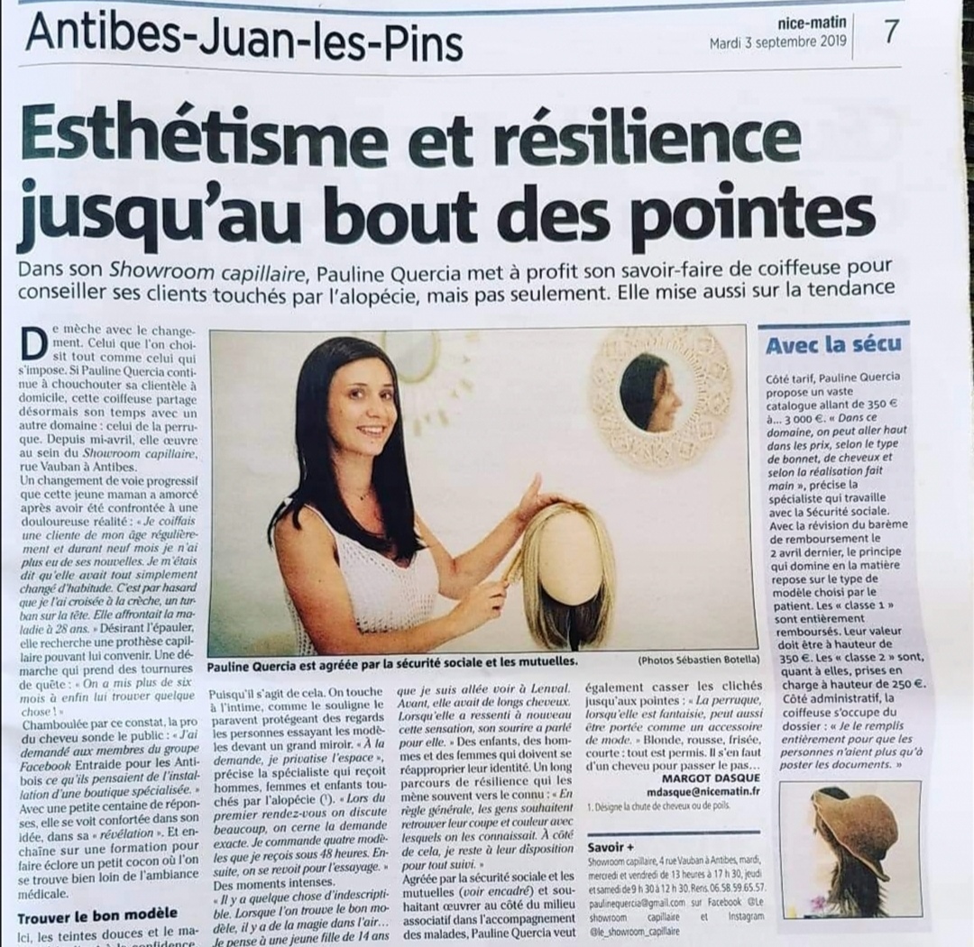 perruque dans les alpes maritimes