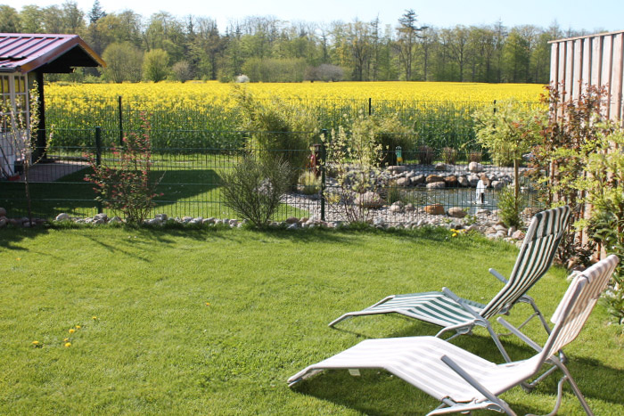 Der Blick vom Garten