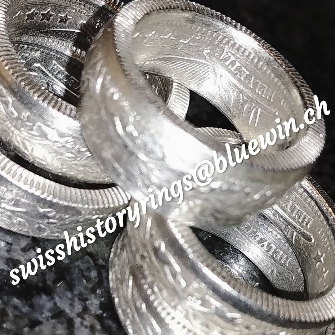 Silberringe aus 2 Frankenstück