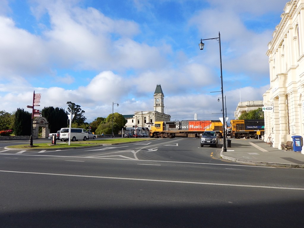 Kiwi Rail in Oamaru, Otago Coast