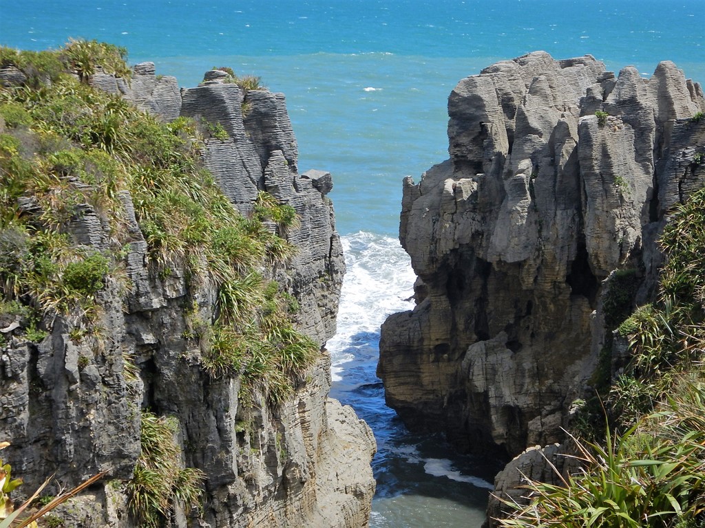 Die "Pancake Rocks" im Paparoa NP