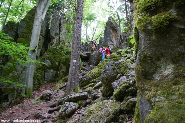 wandern in der fränkischen Schweiz