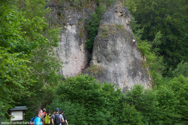 Kletter in der fränkischen Schweiz