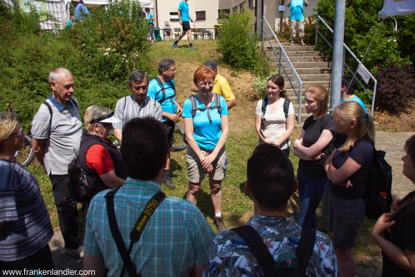 Unterweisung der Wandergruppe