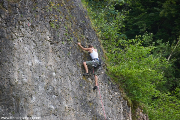 Klettern in der fränkischen Schweiz