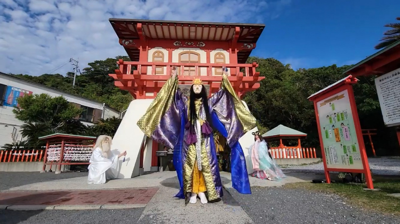 竜宮神社で披露いたしました